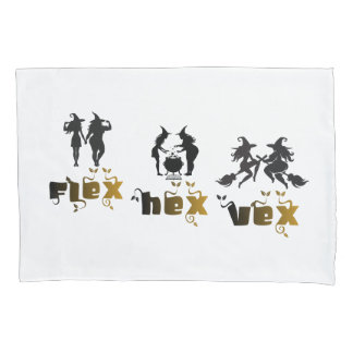Funda De Cojín Flex. Hex. Vex. Brujas con Positividad Corporal y 