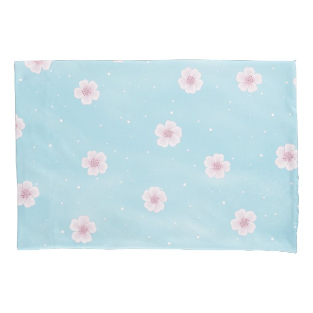 Funda De Cojín Flor de cerezo japonés sakura (Anverso-izquierdo)