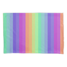 Funda De Cojín Flor de raya de arcoiris para el Pastel Brillante