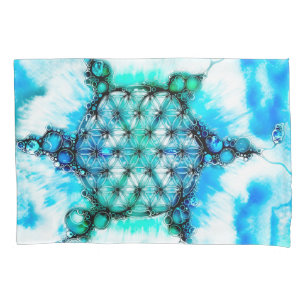 Funda De Cojín Flor De Vida - Formas Coloridas 3