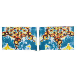 Funda De Cojín Flor De Vida - Formas Coloridas 5