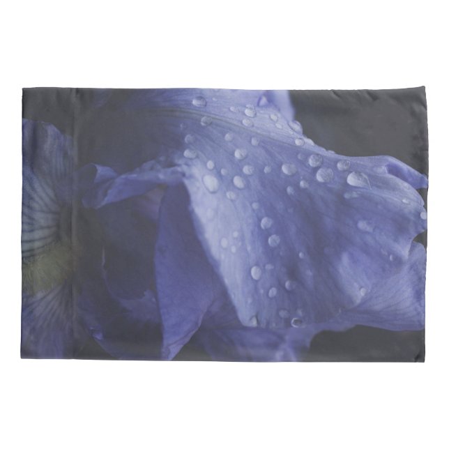 Funda De Cojín Flor morada Rosa (Reverso)