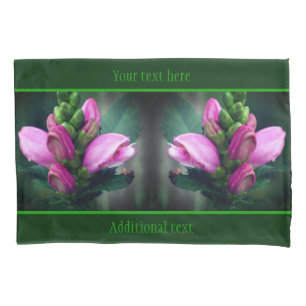 Funda De Cojín Flor rosa de cabeza de tortuga - Acercamiento pers