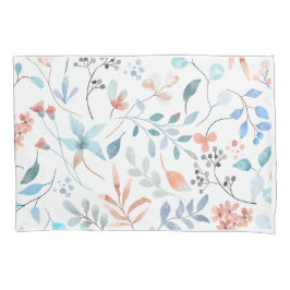 Funda De Cojín Flor silvestre acuarela