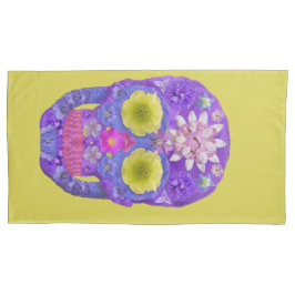 Funda De Cojín Flor Skull 5