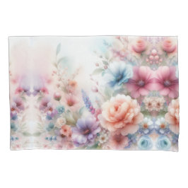 Funda De Cojín Flora acuarela Pastel Dreamscape