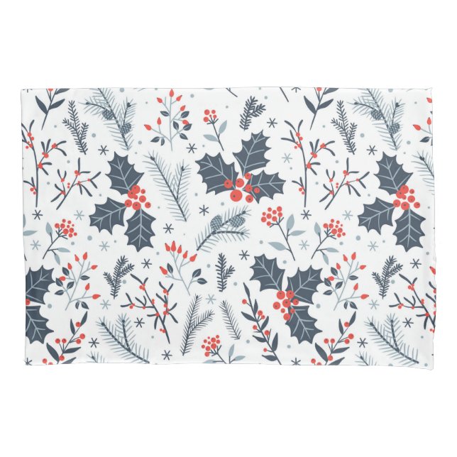 Funda De Cojín Flora de invierno (Anverso)