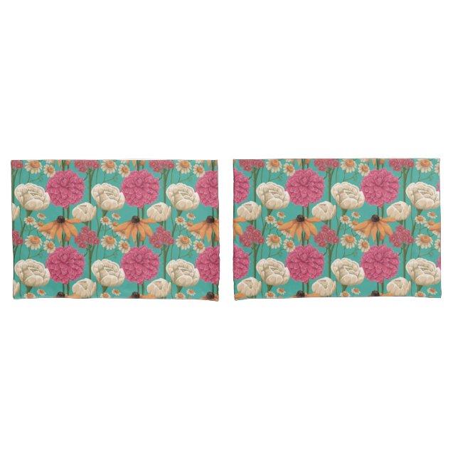 Funda De Cojín Floral (Anverso - Set)