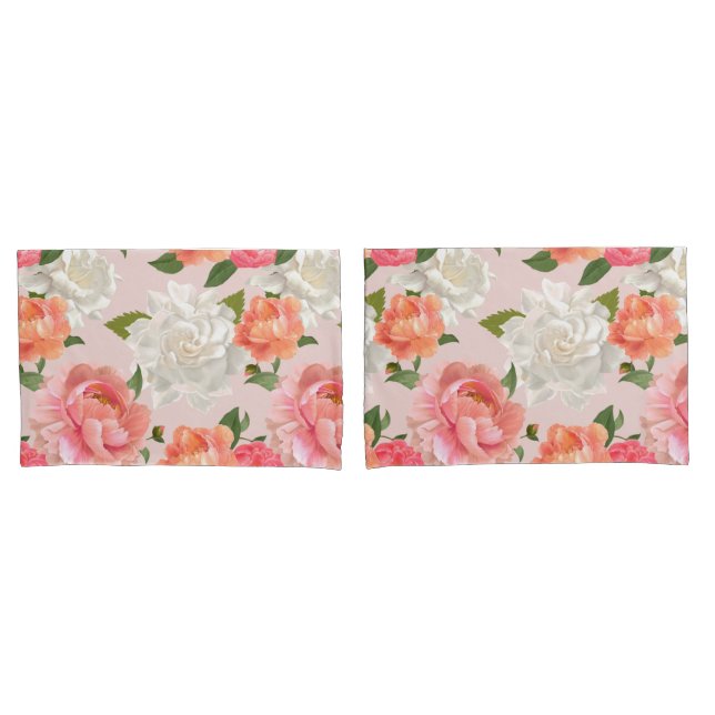 Funda De Cojín Floral (Anverso - Set)