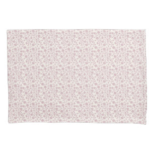 Funda De Cojín Floral de impresión de bloques de rastro pequeños 