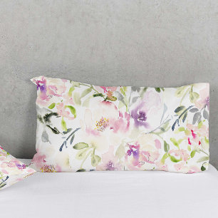 Funda De Cojín Floral de resorte expresivo flotante de color de a
