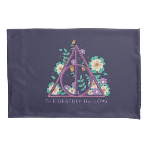 Funda De Cojín Floral Deathly Hallow Graphic
