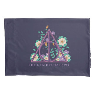 Funda De Cojín Floral Deathly Hallow Graphic