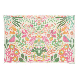 Funda De Cojín Floral mexicana decorativa