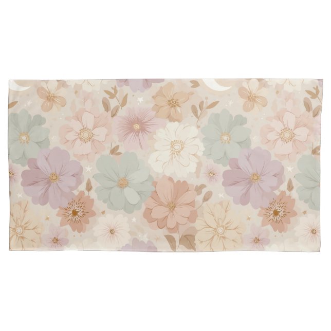 Funda De Cojín Floral Pradera Celestial (Anverso-izquierdo)