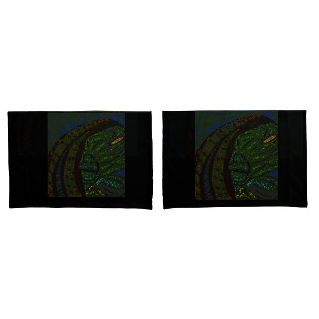 Funda De Cojín Floral Sea Monster Pillow Cases (Anverso - Set)