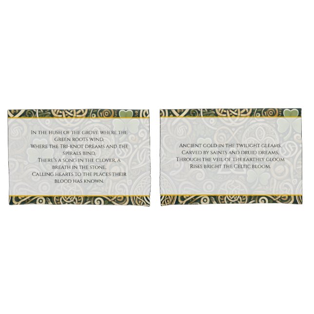 Funda De Cojín Florecer Celta (Anverso - Set)