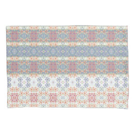 Funda De Cojín Flores azules y blancas