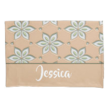 Flores blancas grabadas en el bronceado