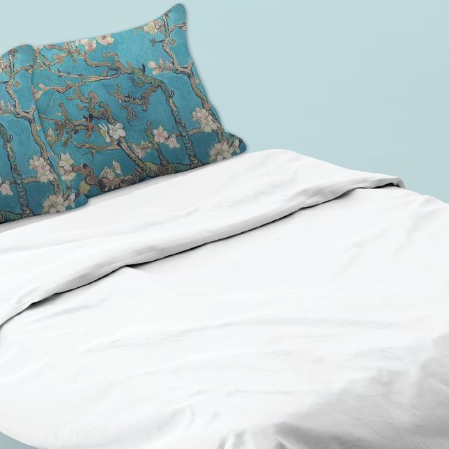 Funda De Cojín Flores de árbol de almendros primavera Vincent van (Subido por el creador)