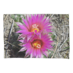 Funda De Cojín Flores de Cactus Bola F5 "Escobaria vivipara"