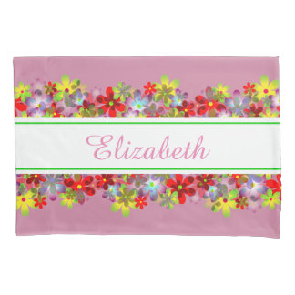 Funda De Cojín Flores de colores