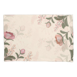 Funda De Cojín Flores de época elegantes