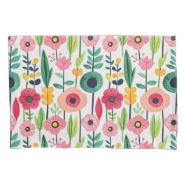 Funda De Cojín Flores de manantial acuático elegantes