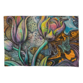 Funda De Cojín Flores de Mandala