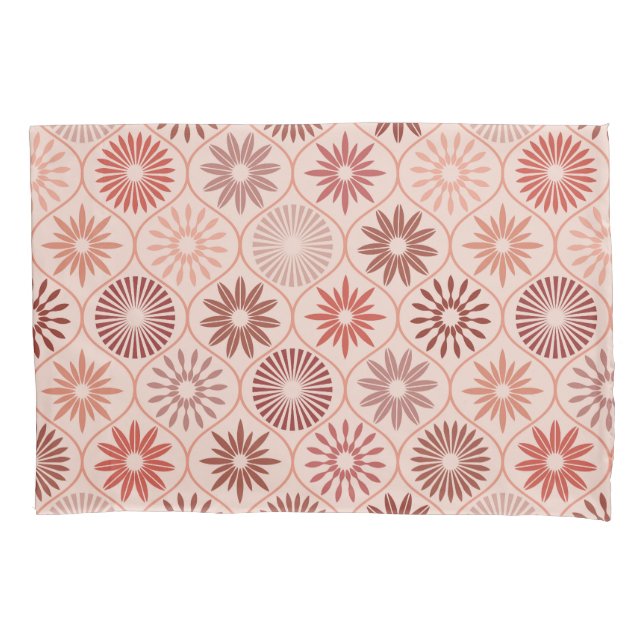 Funda De Cojín Flores de Ogee Boho (Anverso)