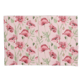 Funda De Cojín Flores de pradera imprime una casa de campo