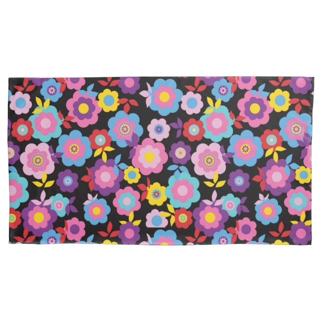 Funda De Cojín Flores de primavera de Eilin (Anverso)