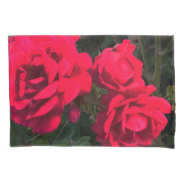 Funda De Cojín Flores de rosas rojas