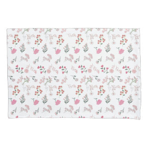 Funda De Cojín Flores delicadas surtidas en estampado de patrón