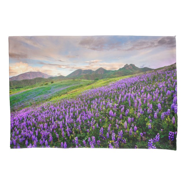 Funda De Cojín Flores | Flores silvestres de California (Anverso)