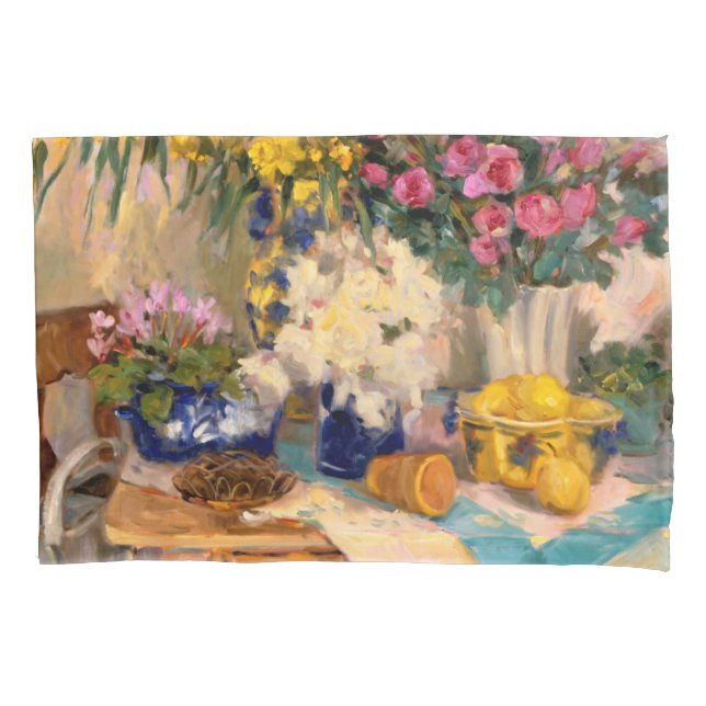 Funda De Cojín Flores frescas II (Anverso-izquierdo)