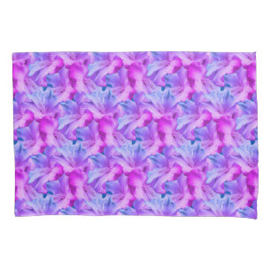 Funda De Cojín Flores Hibiscus Blancas Tintadas