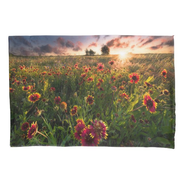 Funda De Cojín Flores | Indio Blanket Wildflower Texas (Anverso)