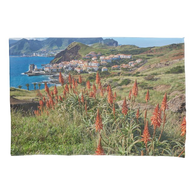 Funda De Cojín Flores | Isla Madeira Portugal (Anverso)