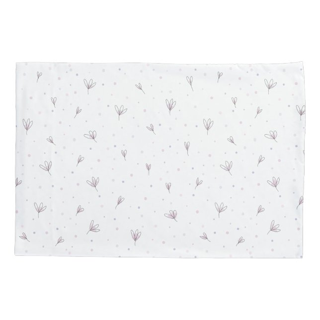 Funda De Cojín Flores Lilac (Reverso)