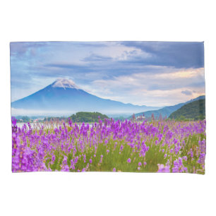 Funda De Cojín Flores   Monte Fugi Japón