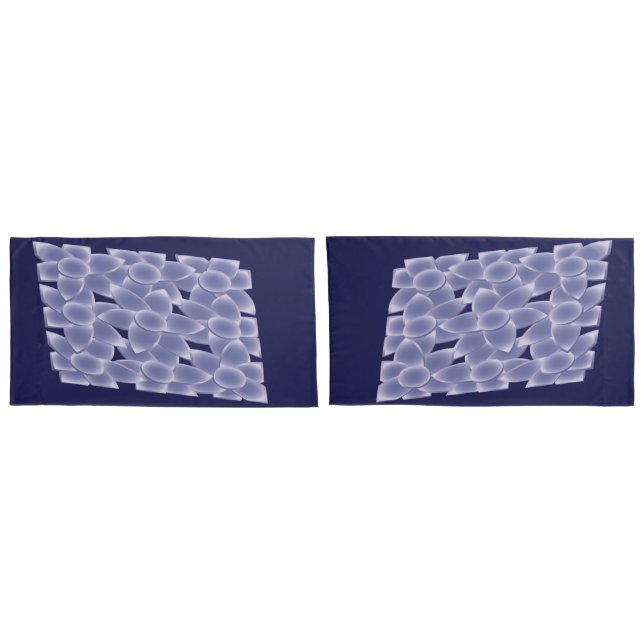 Funda De Cojín Flores moradas (Reverso-Set)