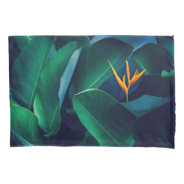 Funda De Cojín Flores | Pájaro del paraíso (Anverso)