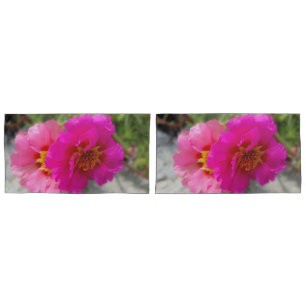 Funda De Cojín Flores rosas al sol