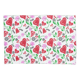 Funda De Cojín Flores rosas rojas de San Valentín