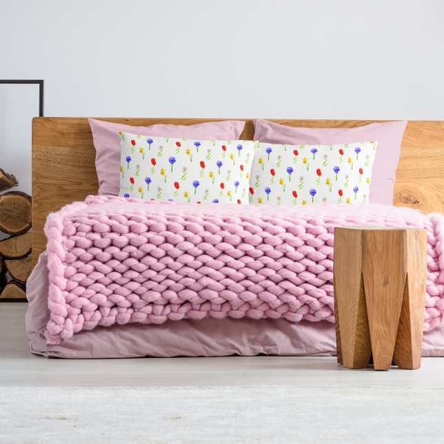 Funda De Cojín Flores silvestres acuáticas (Subido por el creador)