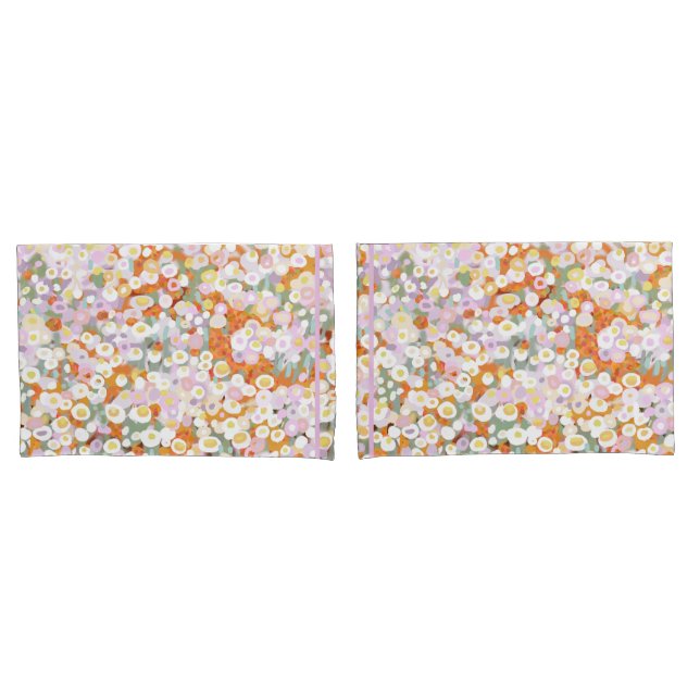 Funda De Cojín Flores silvestres de pasto de papel de Australia (Anverso - Set)