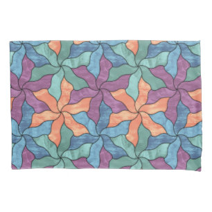 Funda De Cojín Flores Tesselladas de vidrio templado