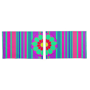 Funda De Cojín Flower Flower Power Bloom I + tu trasero. y idea