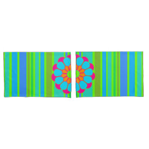 Funda De Cojín Flower Flower Power Bloom III + tu trasero. y idea